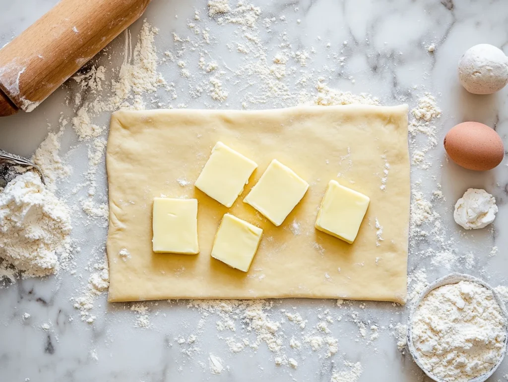 Making Gipfeli recipe 