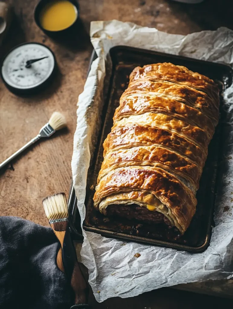 Baking the Perfect Beef Wellington with a Golden Crust