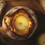 Butter Candle Melting in Sourdough – A Delicious Appetizer