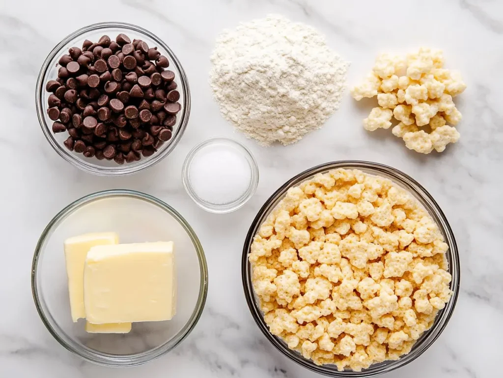 A mixing bowl with creamed butter and sugar, with vanilla extract being added for Rice Krispie Chocolate Chip Cookie dough.