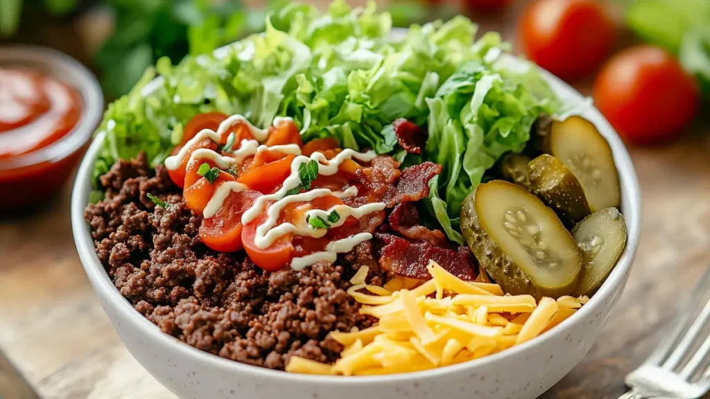 Burger Bowl Recipe ,The Ultimate Healthy & Delicious Meal