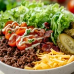 Burger Bowl Recipe ,The Ultimate Healthy & Delicious Meal