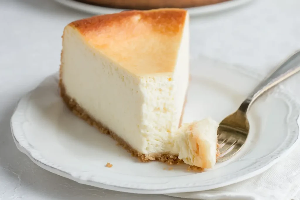 Glass bowl with graham cracker crumbs, sugar, and melted butter for New York Cheesecake crust