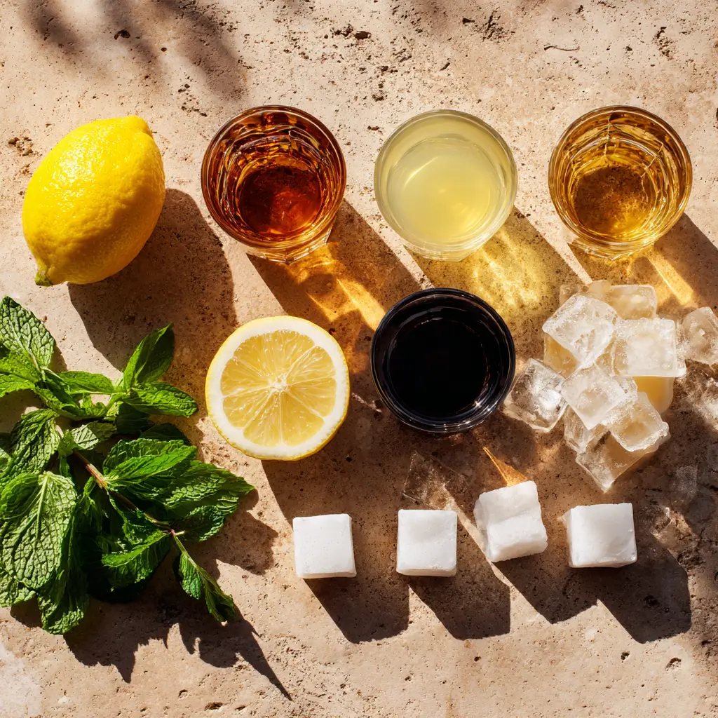 Ingredients for Sunjoy drink recipe