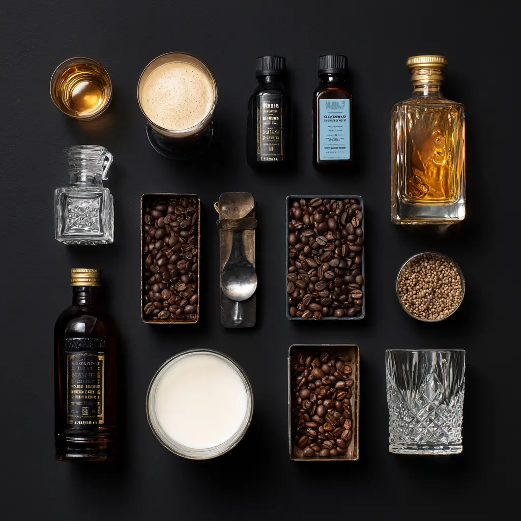 ingredients for drinks with Patron XO Cafe recipe